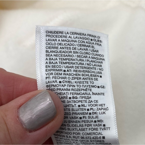 Athleta Retroplush Cocoon Hoodie Cream size L - Picture 3 of 8